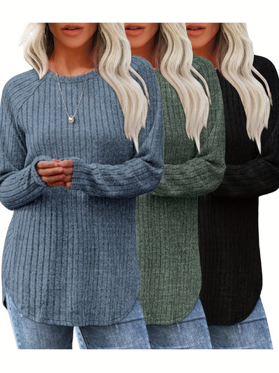 Ella™ | Pehmeä Kolmen Osan Neule-Setti