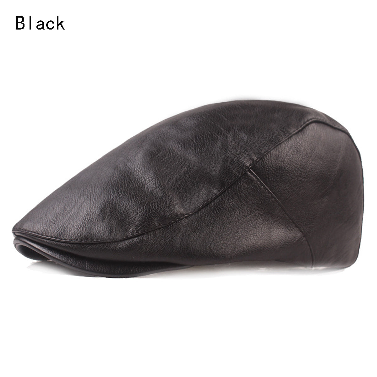 Oskari™ | Vintage PU-nahkainen Flat Cap miehille