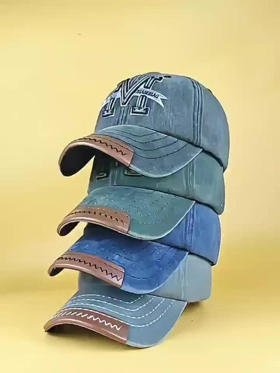 Jarmo™ | Vintage Pesu -lippalakki, brodeerattu M-merkki