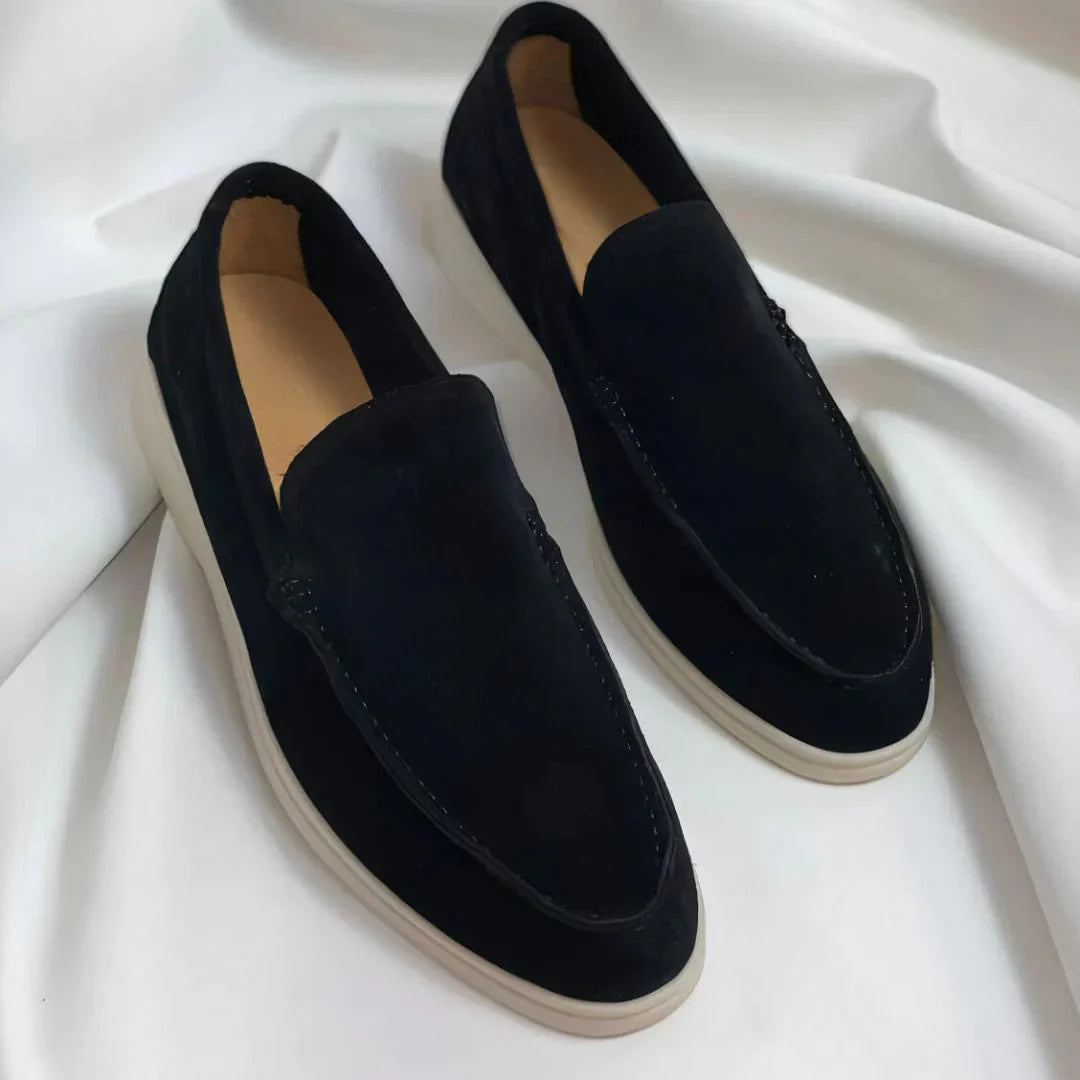 Mikko™ | Tyylikkäät mokkanahkaiset loafers miehille