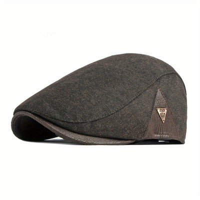 Tapani™ | Kalanruotokuvioinen flat cap vintage-asenteella