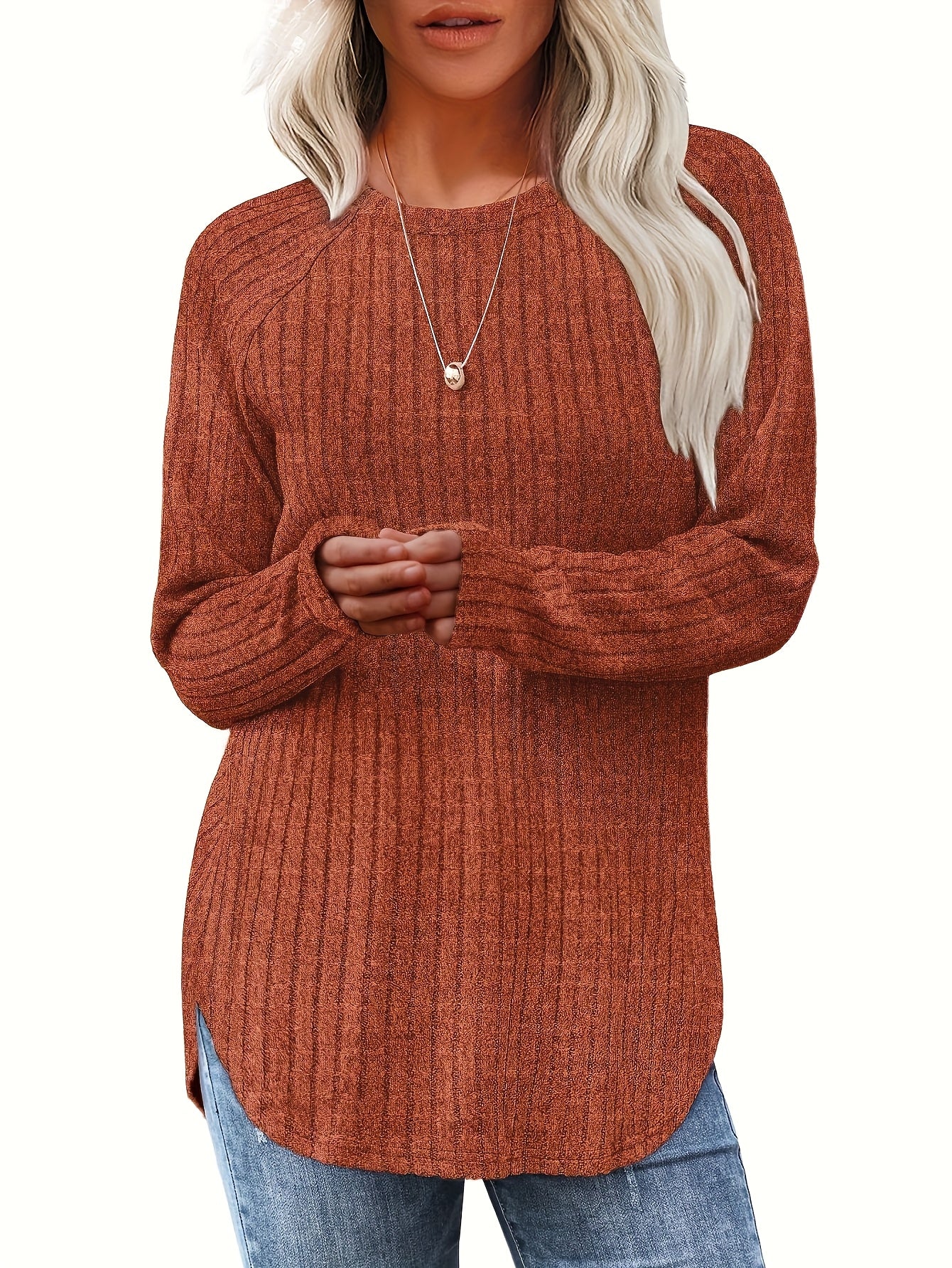 Ella™ | Pehmeä Pitkähihainen Neulepaita