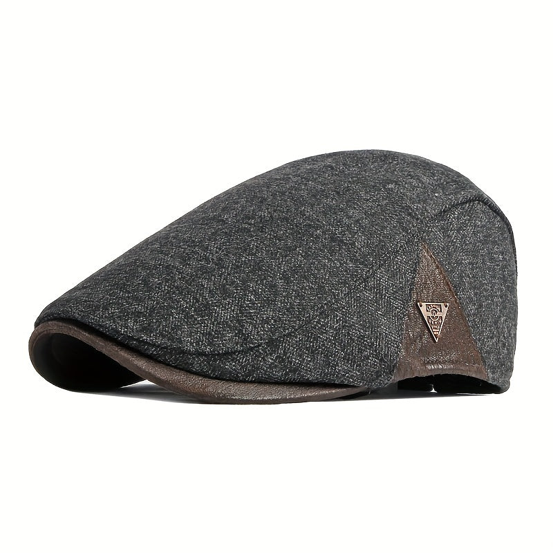 Tapani™ | Kalanruotokuvioinen flat cap vintage-asenteella