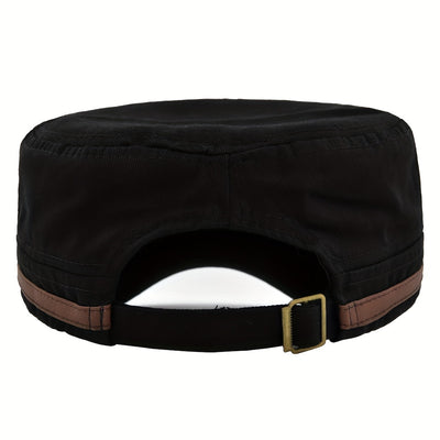 Arto™ | Vintage flat top -hattu aidolla nahalla