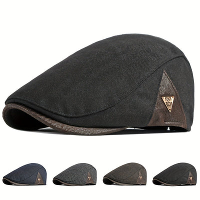 Tapani™ | Kalanruotokuvioinen flat cap vintage-asenteella