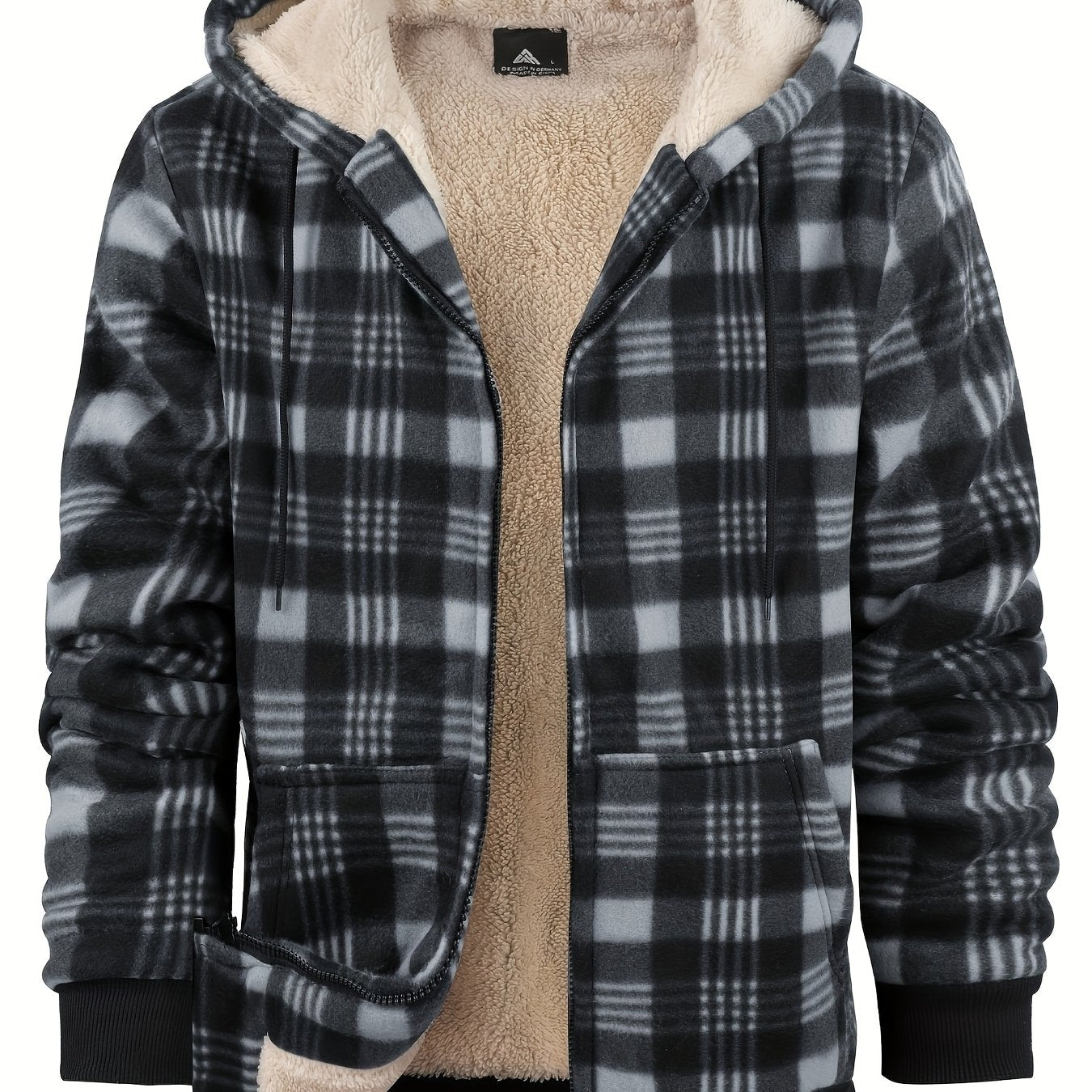 Mikko™ | Miesten Vuorattu Fleece-Huppari-Takki