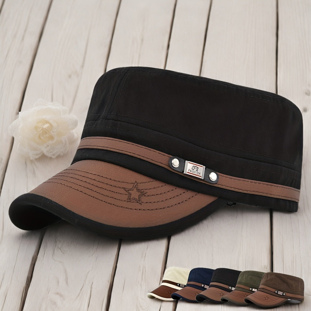 Arto™ | Vintage flat top -hattu aidolla nahalla