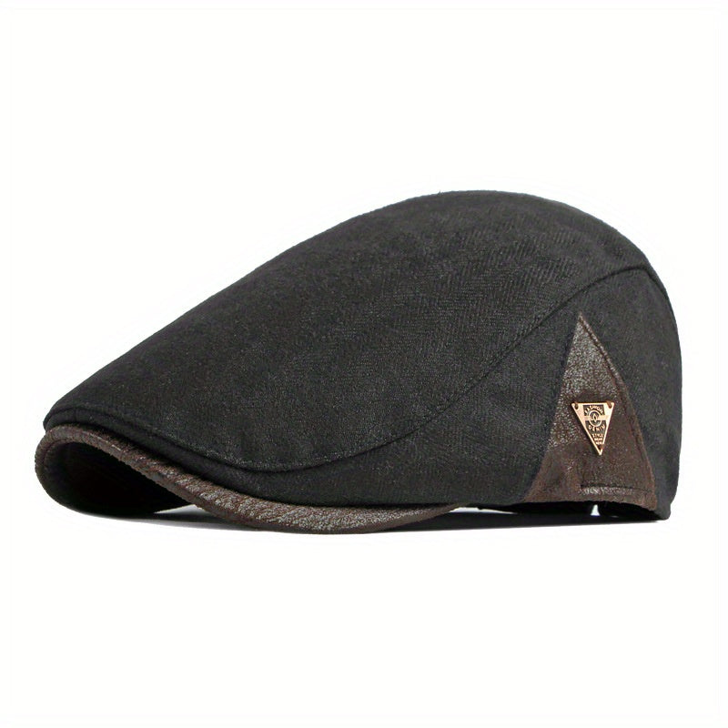 Tapani™ | Kalanruotokuvioinen flat cap vintage-asenteella