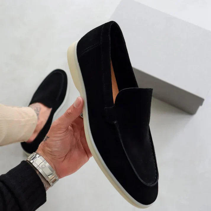 Mikko™ | Tyylikkäät mokkanahkaiset loafers miehille