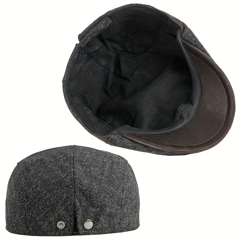 Tapani™ | Kalanruotokuvioinen flat cap vintage-asenteella