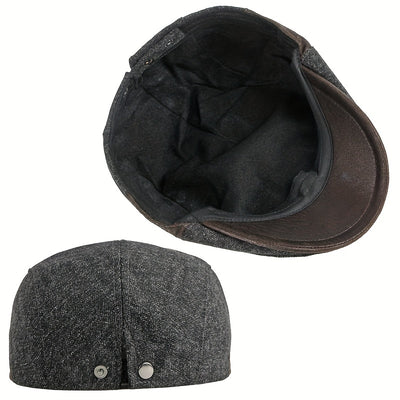 Tapani™ | Kalanruotokuvioinen flat cap vintage-asenteella